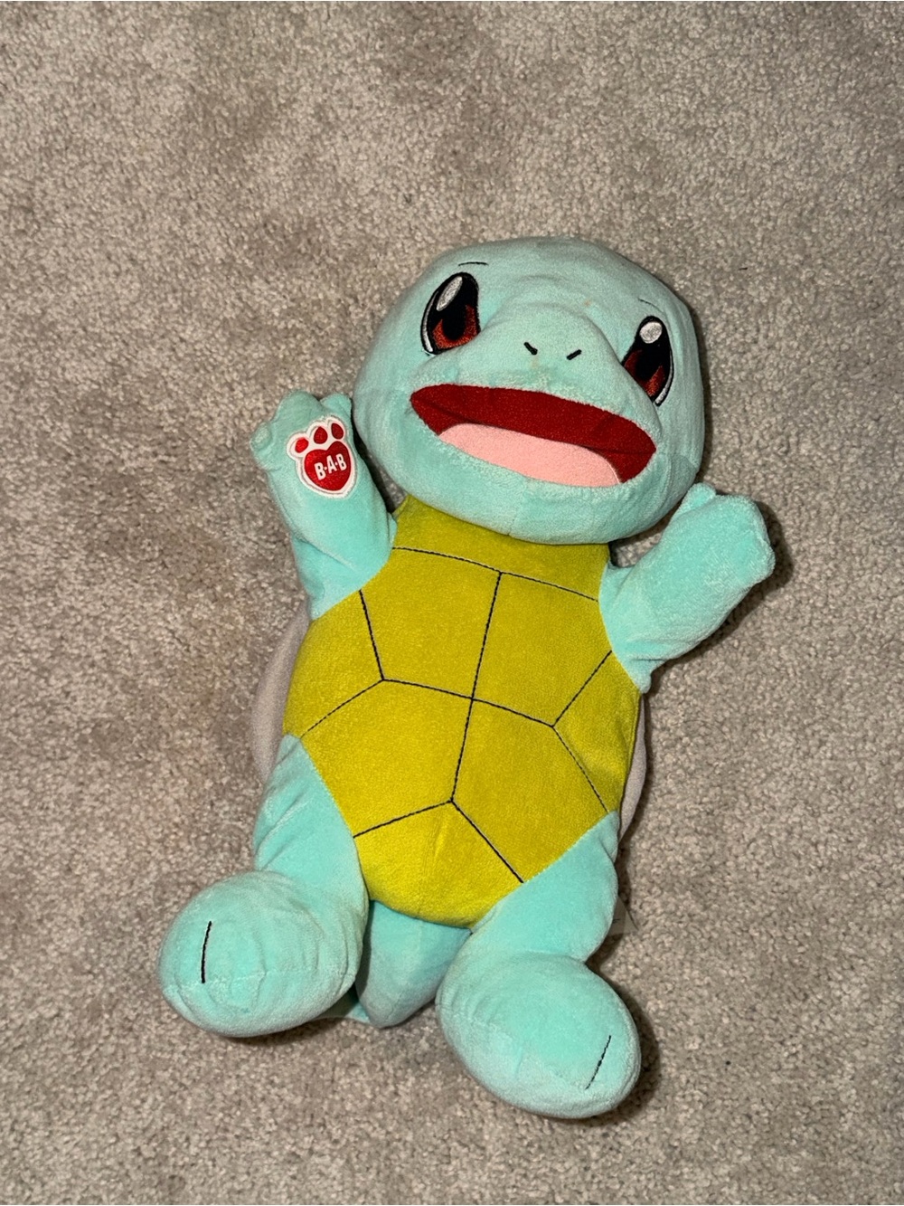 Build-A-Bear Squirtle-Style Plush - Light Blue & Yellow